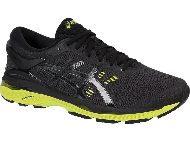 Asics Men's GEL-Kayano 24 Black/Green-2